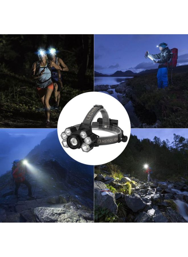 25000Lm 2X Xml T6 LED Headlamp Rechargeable Head Light Flashlight Torch Lamp Hot