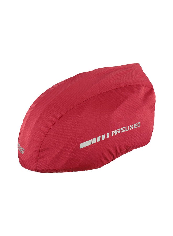 Waterproof Bike Helmet Cover With Reflective Strip 30.0x19.0x0.5cm