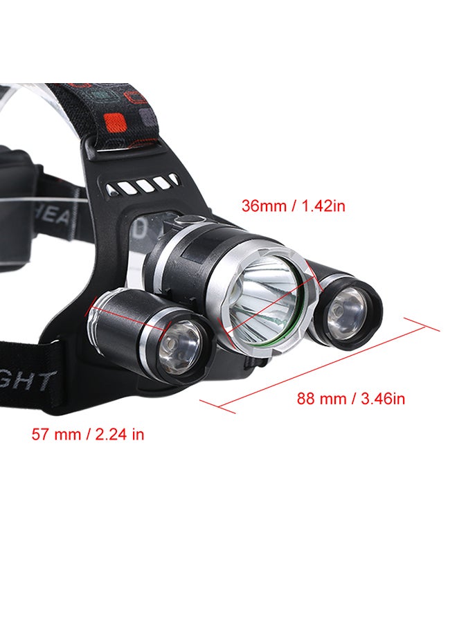 USB Rechargeable Head LED Flashlight 12x9.70x11cm