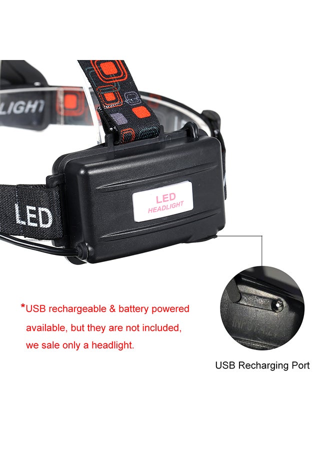 USB Rechargeable Head LED Flashlight 12x9.70x11cm