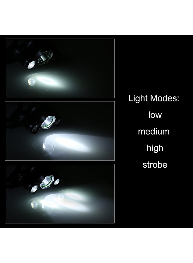 USB Rechargeable Head LED Flashlight 12x9.70x11cm