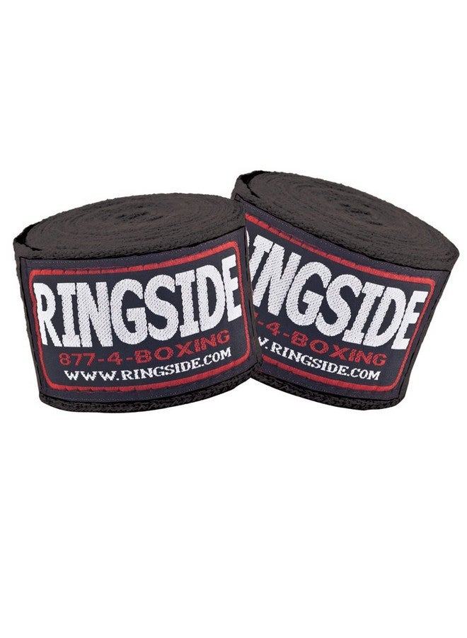 Cotton Standard Boxing Handwraps (Black)