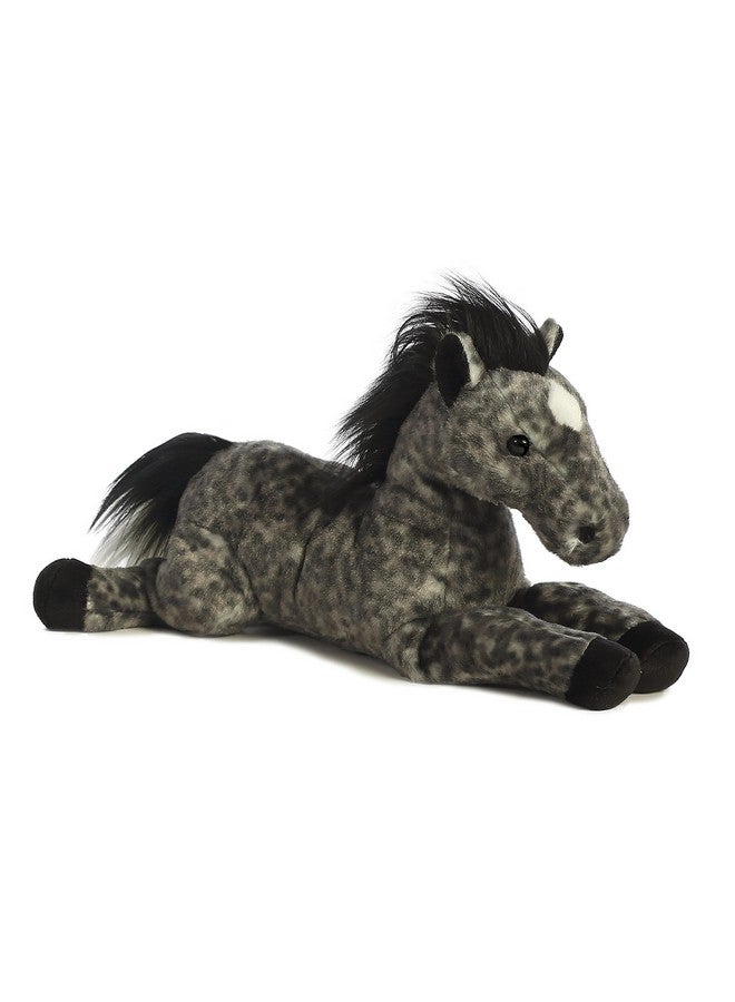 Adorable Flopsie™ Jack™ Stuffed Animal Playful Ease Timeless Companions Gray 12 Inches