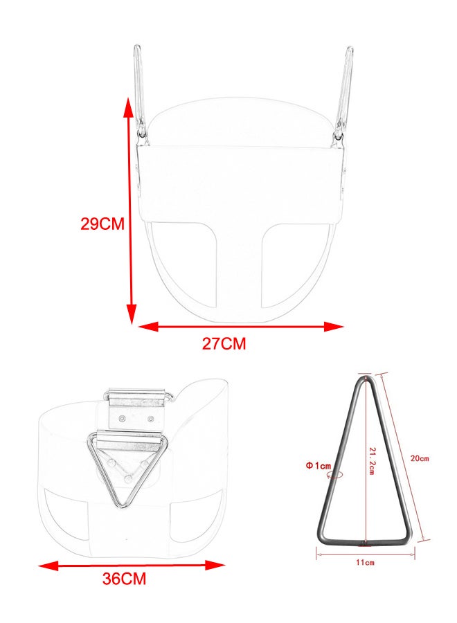 Sturdy Durable And Lightweight Swing Seat Stuff Playground Equipment For Kids 5.5feet