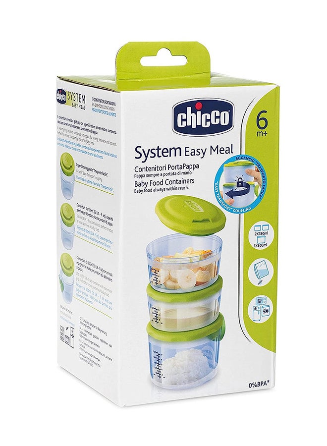 System Easy Meal Baby Food Containers 6M+