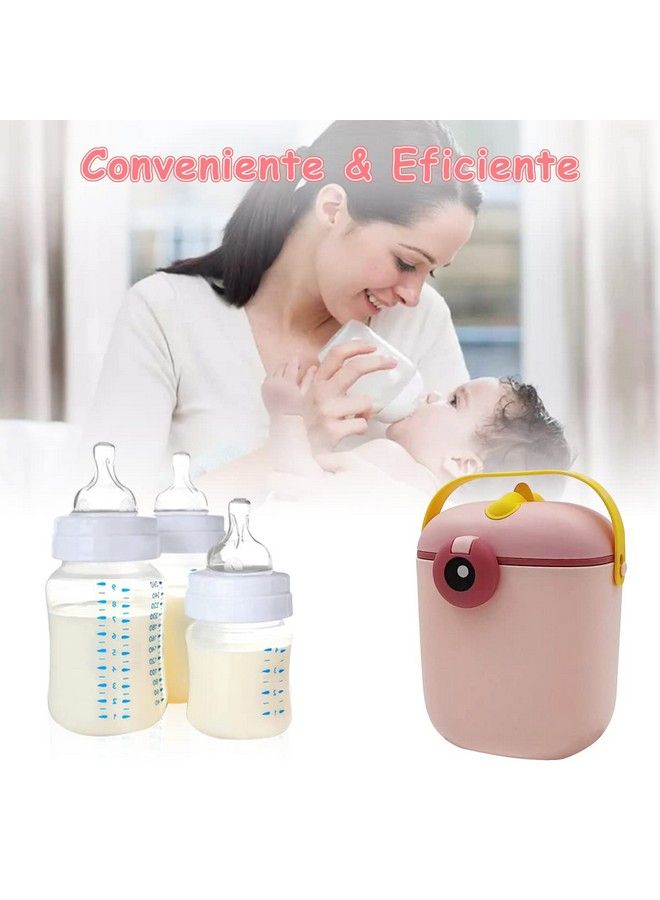 300G Baby Formula Dispenser With Scoop And Leveller Foodgrade Pp Double Layer Anti Leak Milk Powder Dispenser Container Baby Snack Storage Container For Outdoor Travel Home Bpa Free