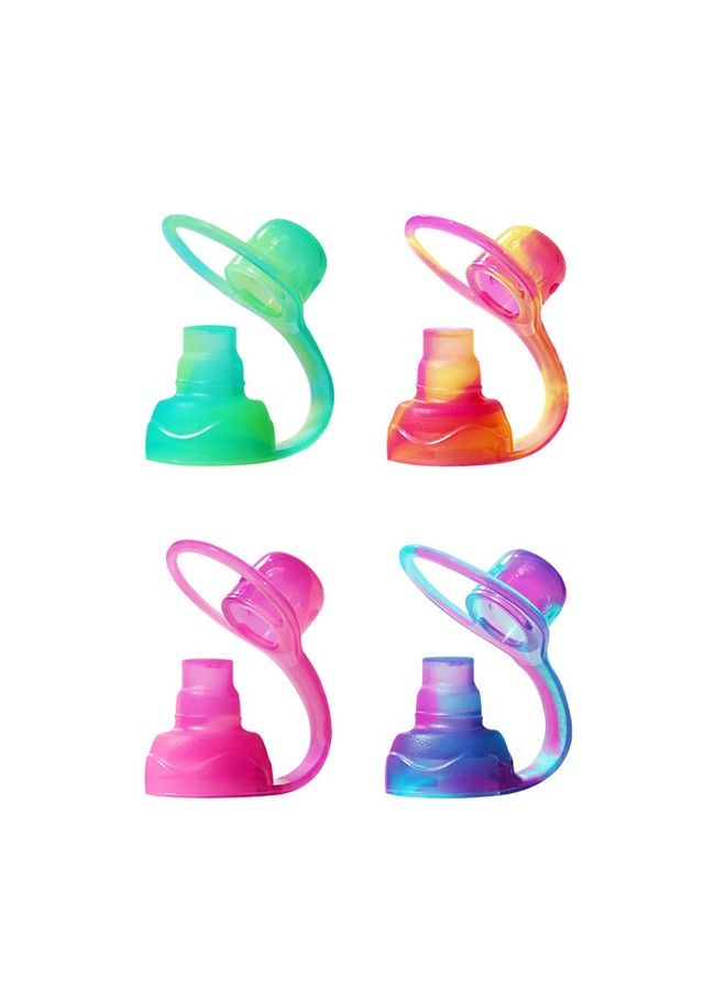 Softsip Food Pouch Tops ; 4 Ct ; Swirl Colors