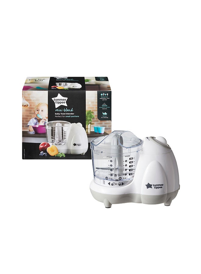 Electric Mini-Blend Baby Food Blender - White And Grey