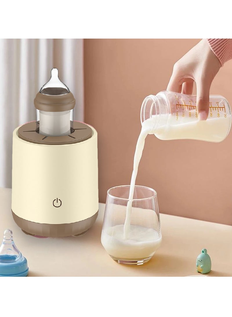 Baby Bottle Smart Milk Shaker 360 Degree Bidirectional Rotation 3 Speed Mode Rechargeable Shaker Bottle 50mm-82mm Diameter for Breastmilk Or Formula Milk