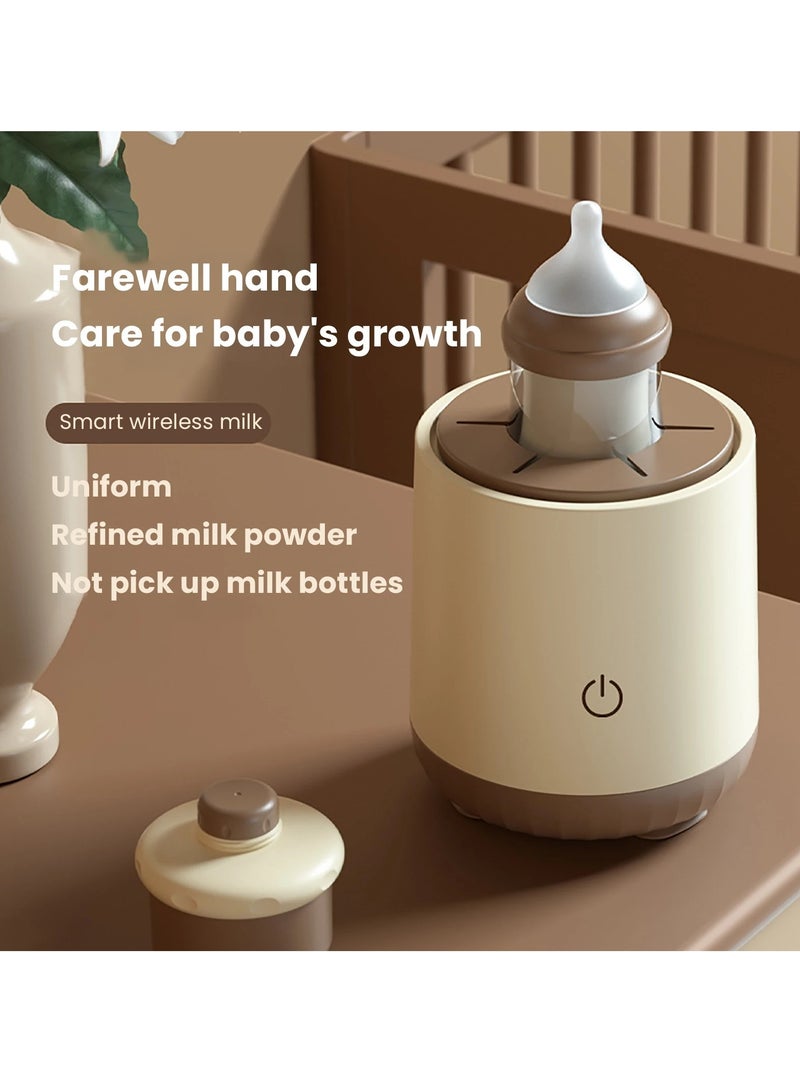 Baby Bottle Smart Milk Shaker 360 Degree Bidirectional Rotation 3 Speed Mode Rechargeable Shaker Bottle 50mm-82mm Diameter for Breastmilk Or Formula Milk