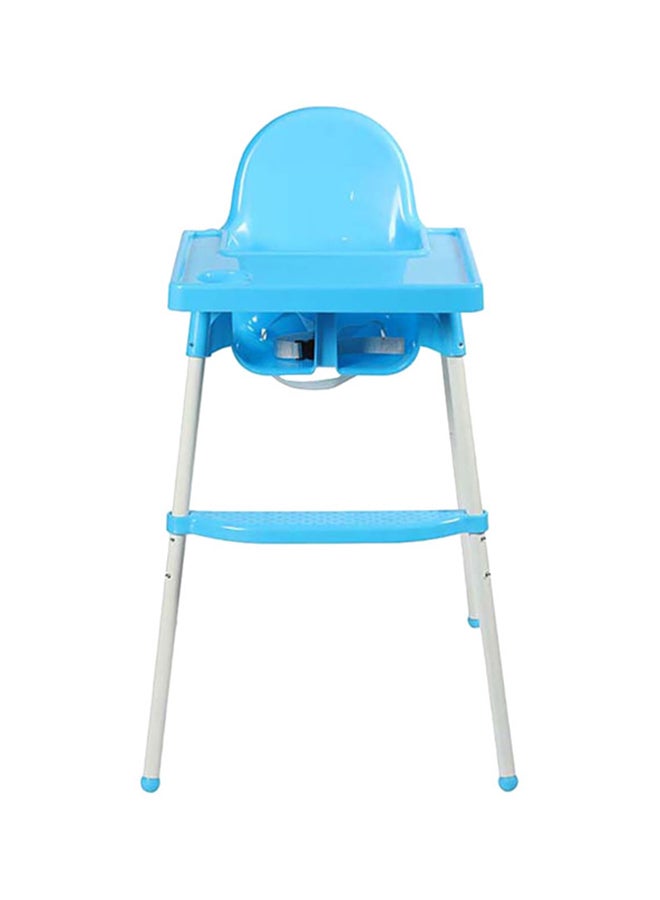 High Chair Multi Height Booster Seat With Feeding Tray H1 Blue