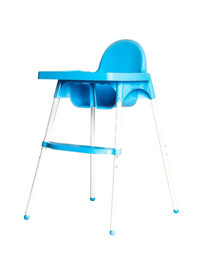 High Chair Multi Height Booster Seat With Feeding Tray H1 Blue