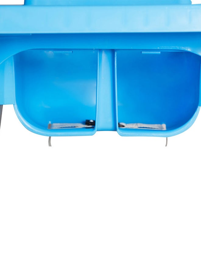 High Chair Multi Height Booster Seat With Feeding Tray H1 Blue