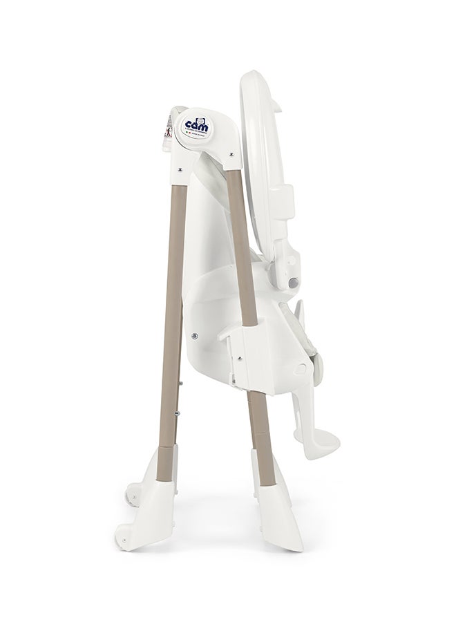 Pappananna Foldable High Chair - White/Grey