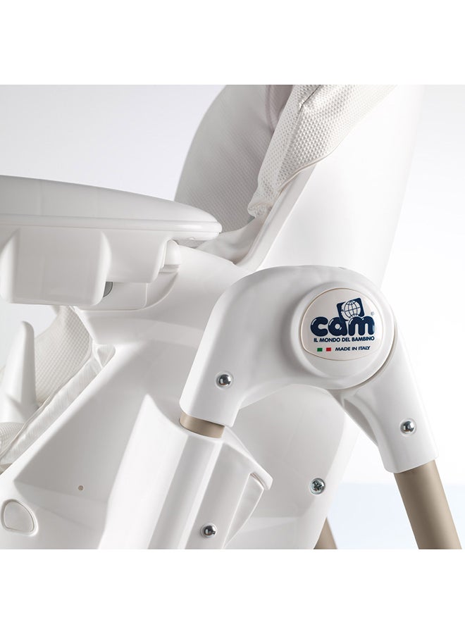 Pappananna Foldable High Chair - White/Grey