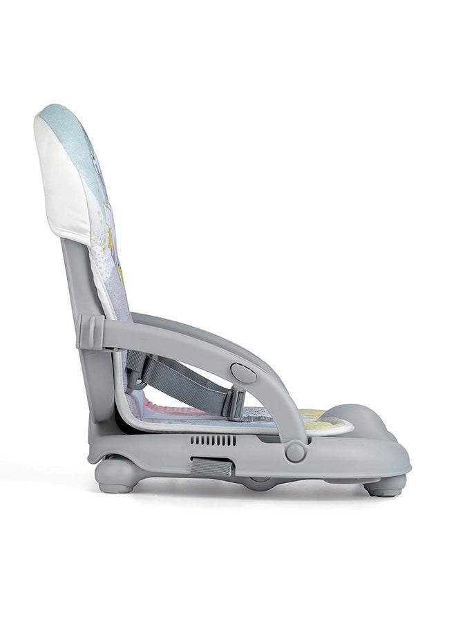 Smarty Booster Baby Feeding Chair, Snack Seat, Smart Pop, Portable, Booster Seat With Tray Eating, Dinning Lightweight, Compact Fold, Travel, Camping - Kites And Balloons