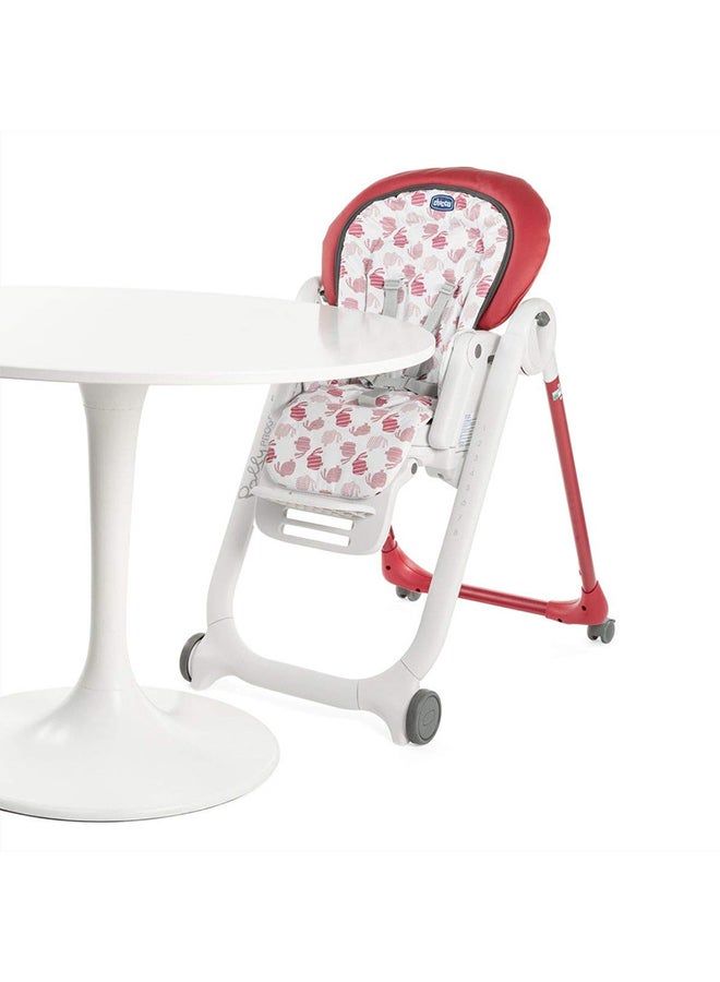 Polly Progres5 Highchair, Red