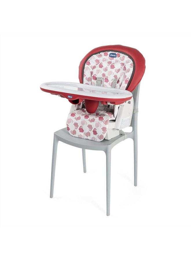 Polly Progres5 Highchair, Red