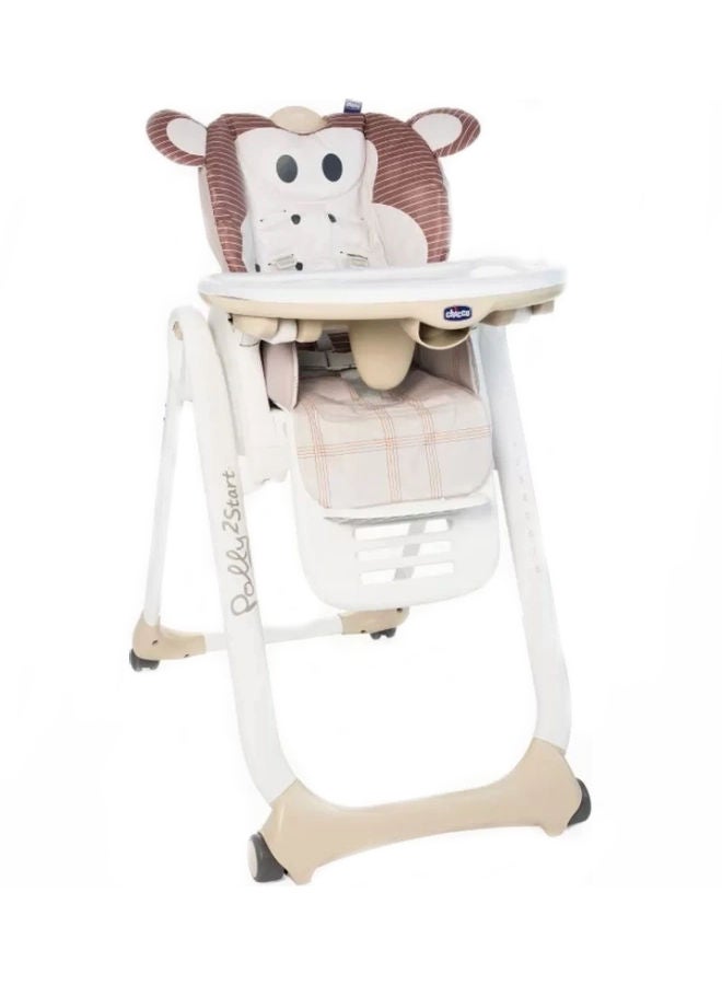 Polly 2 Start Highchair 0M-3Y, Monkey