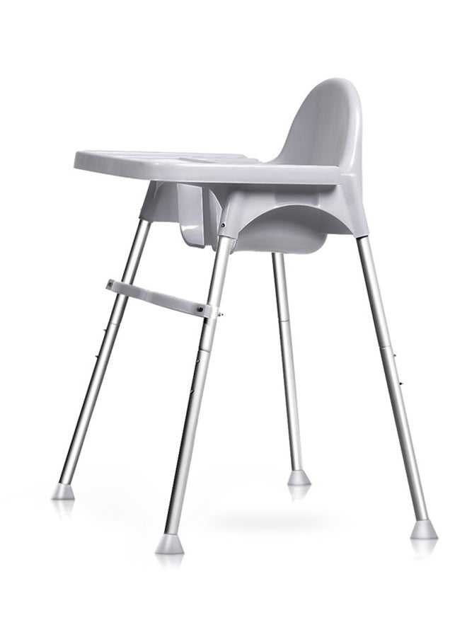 High Chair With Removable Tray - Grey