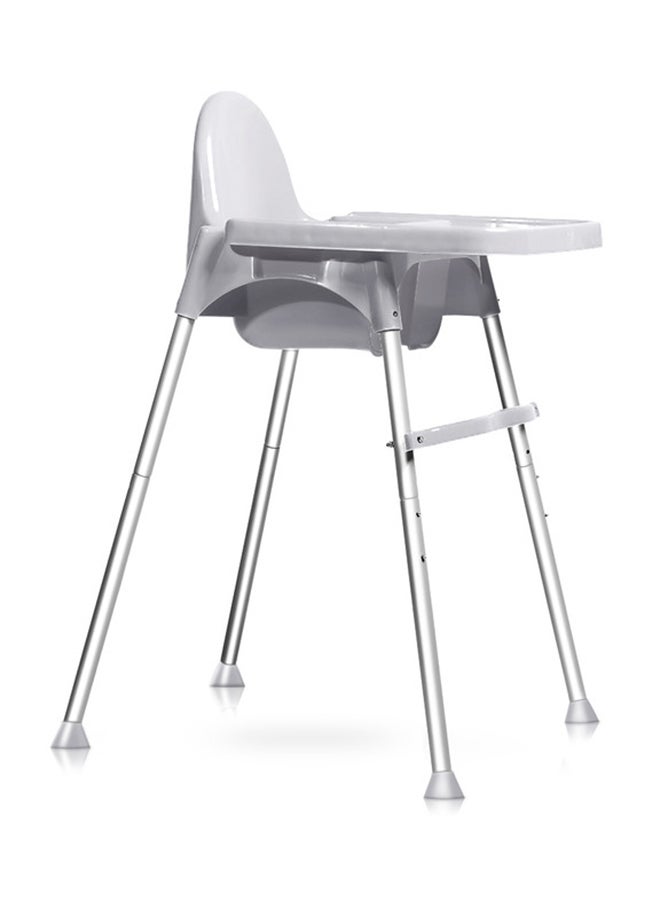 High Chair With Removable Tray - Grey
