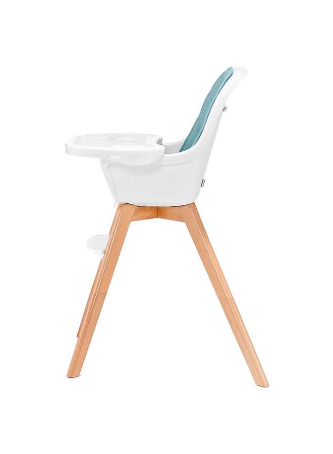 2 In1 Kinderkraft High Chair Tixi Turquoise