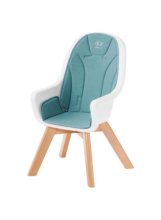 2 In1 Kinderkraft High Chair Tixi Turquoise