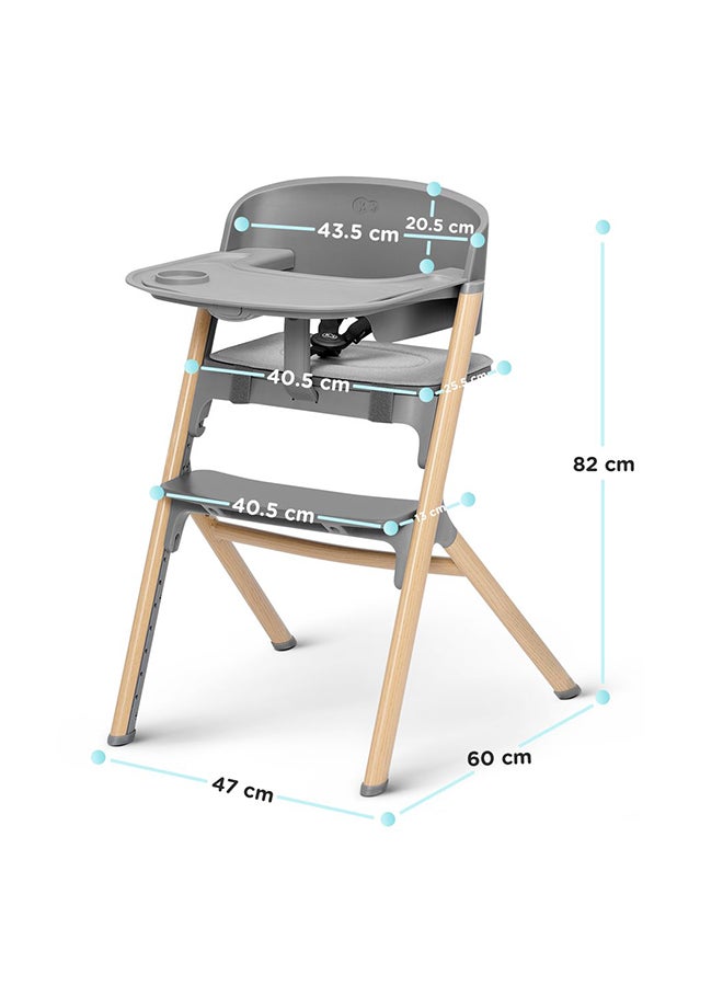 Igee High Chair - Cloudy Grey