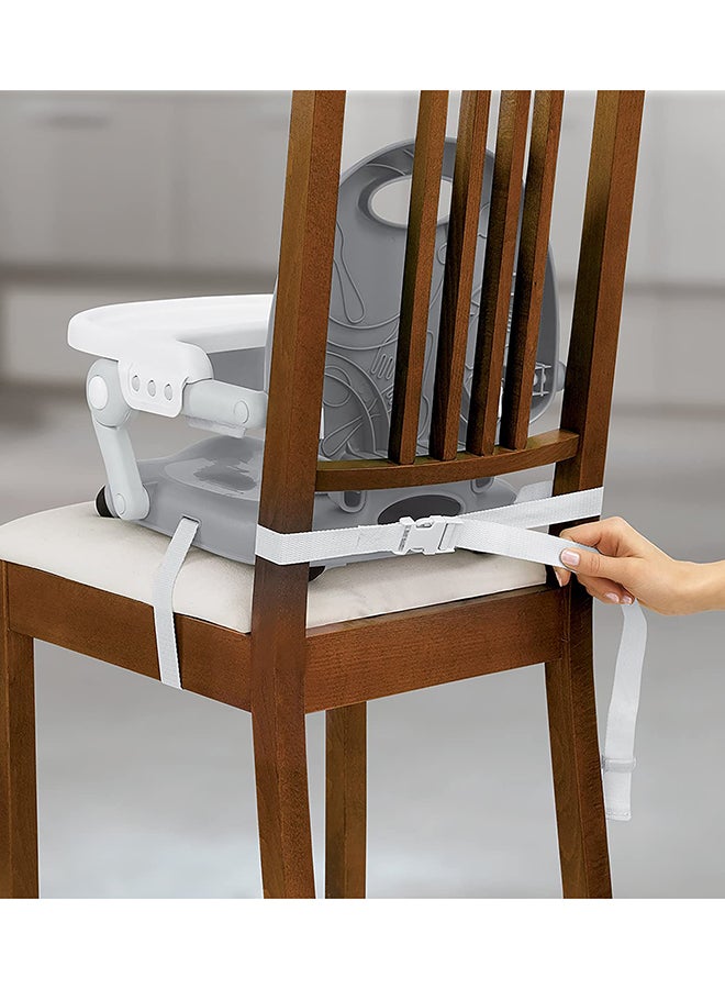 Pocket Snack Booster Seat 6M-3Y, Dark Grey