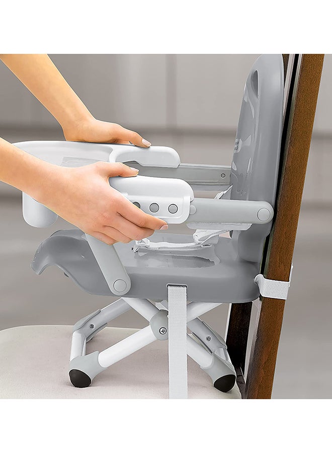 Pocket Snack Booster Seat 6M-3Y, Dark Grey