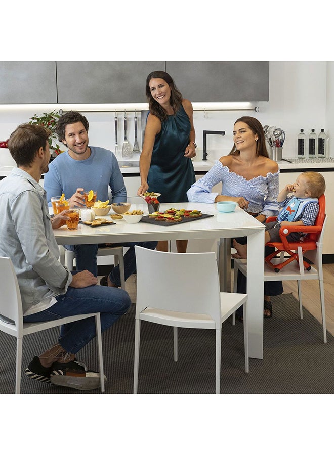 Pocket Snack Booster Seat 6M-3Y, Dark Grey