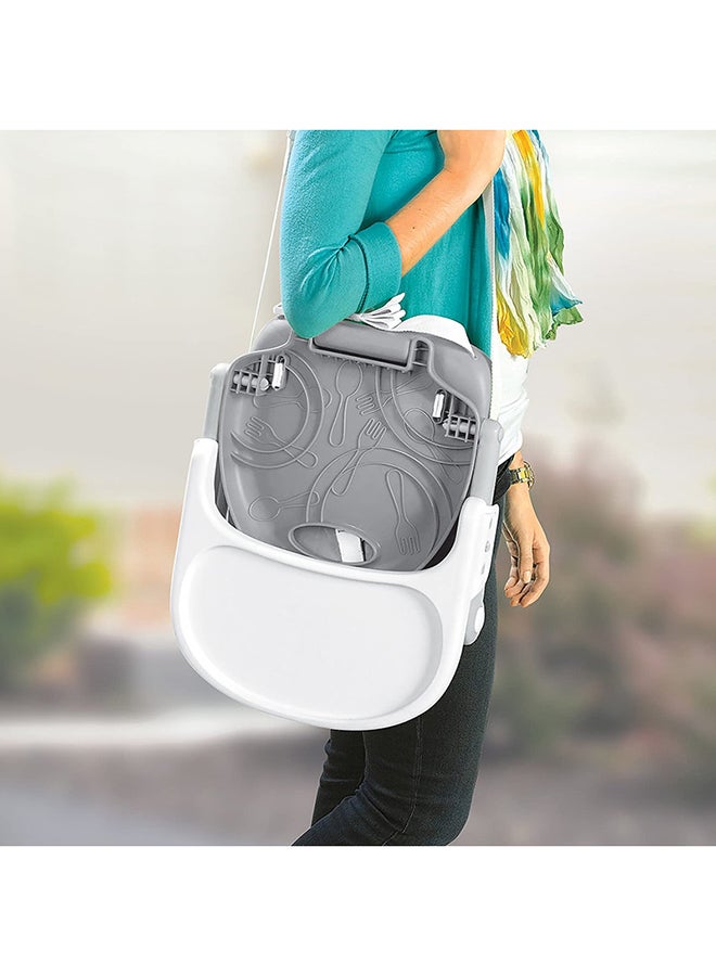 Pocket Snack Booster Seat 6M-3Y, Dark Grey