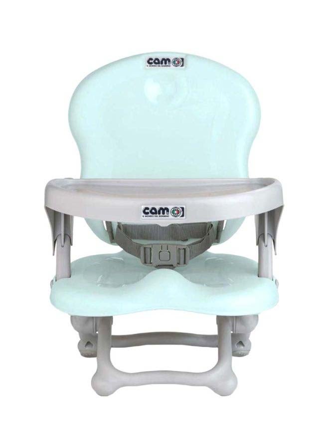 Smarty Booster Baby Feeding Chair, Snack Seat, Smart Pop, Portable, Booster Seat With Tray Eating, Dinning Lightweight, Compact Fold, Travel, Camping - Light Blue