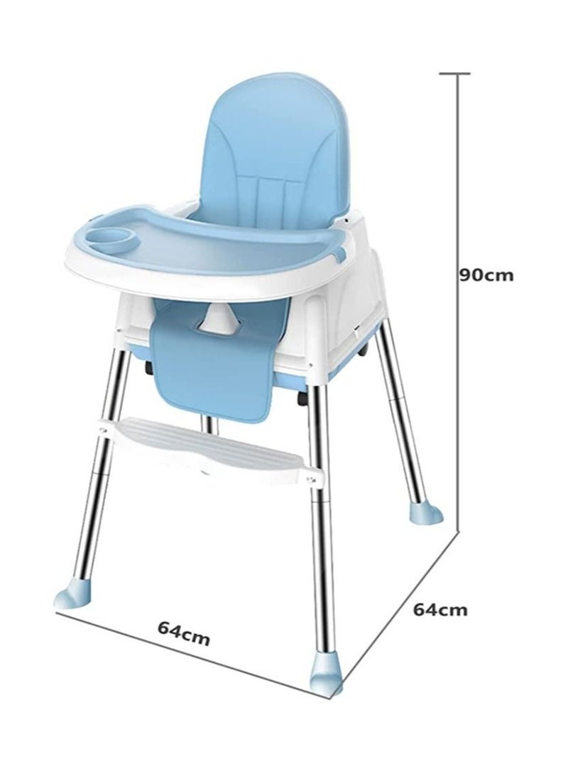 Baby highchair For Eating Foldable Portable Household Multifunctional Portable Baby Dining Car With Roller Wheels