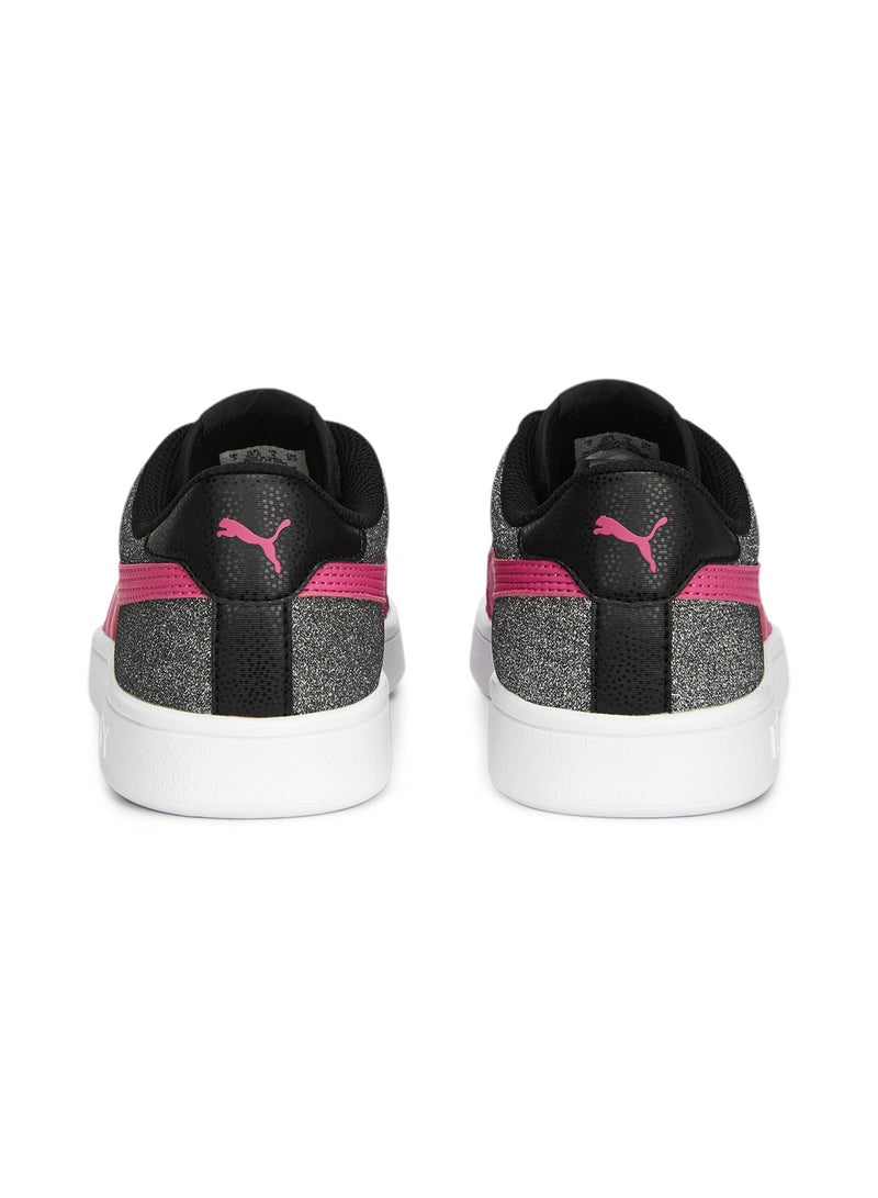 Smash v2 Glitz Glam Youth Kids Girls Low Top Trainer Shoes