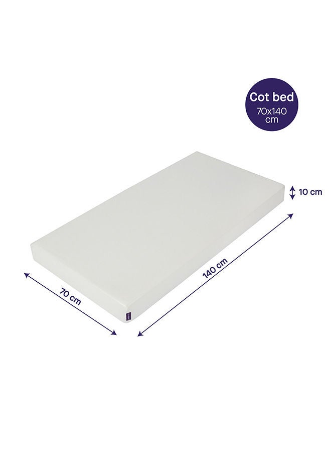 Antiallergy Mattress 70x140x10 Cm Cot Bed Size