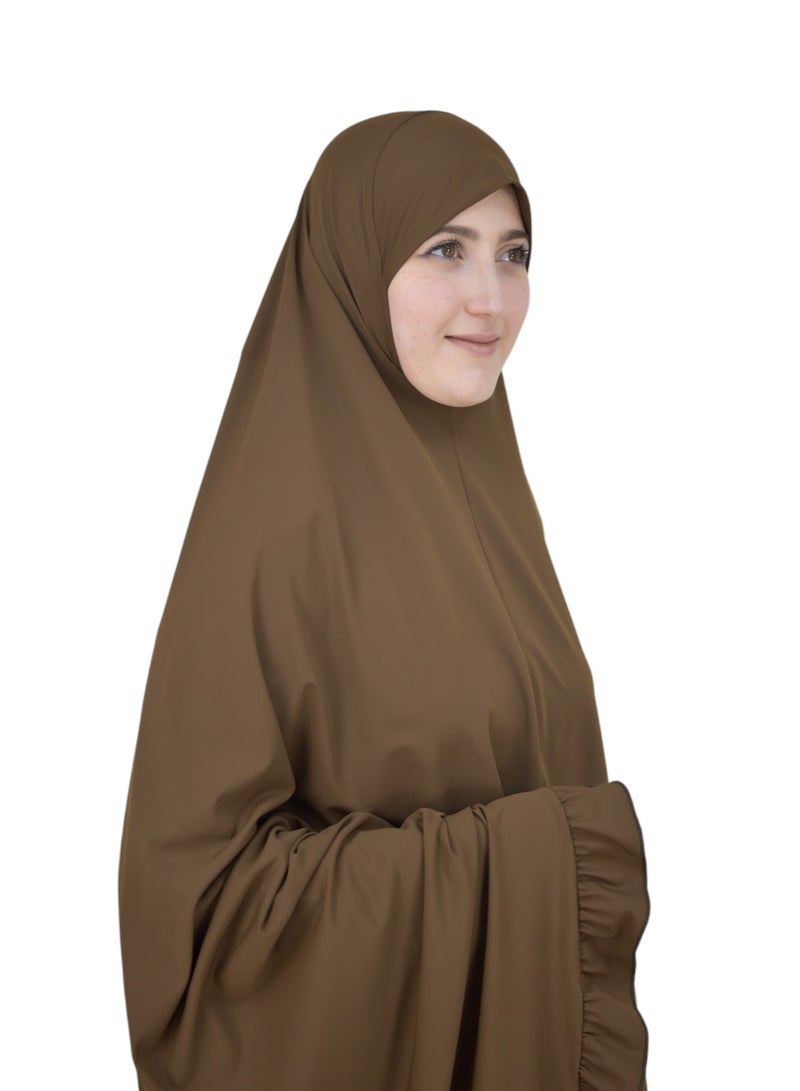 Two Piece Islamic prayer dress for women plus size