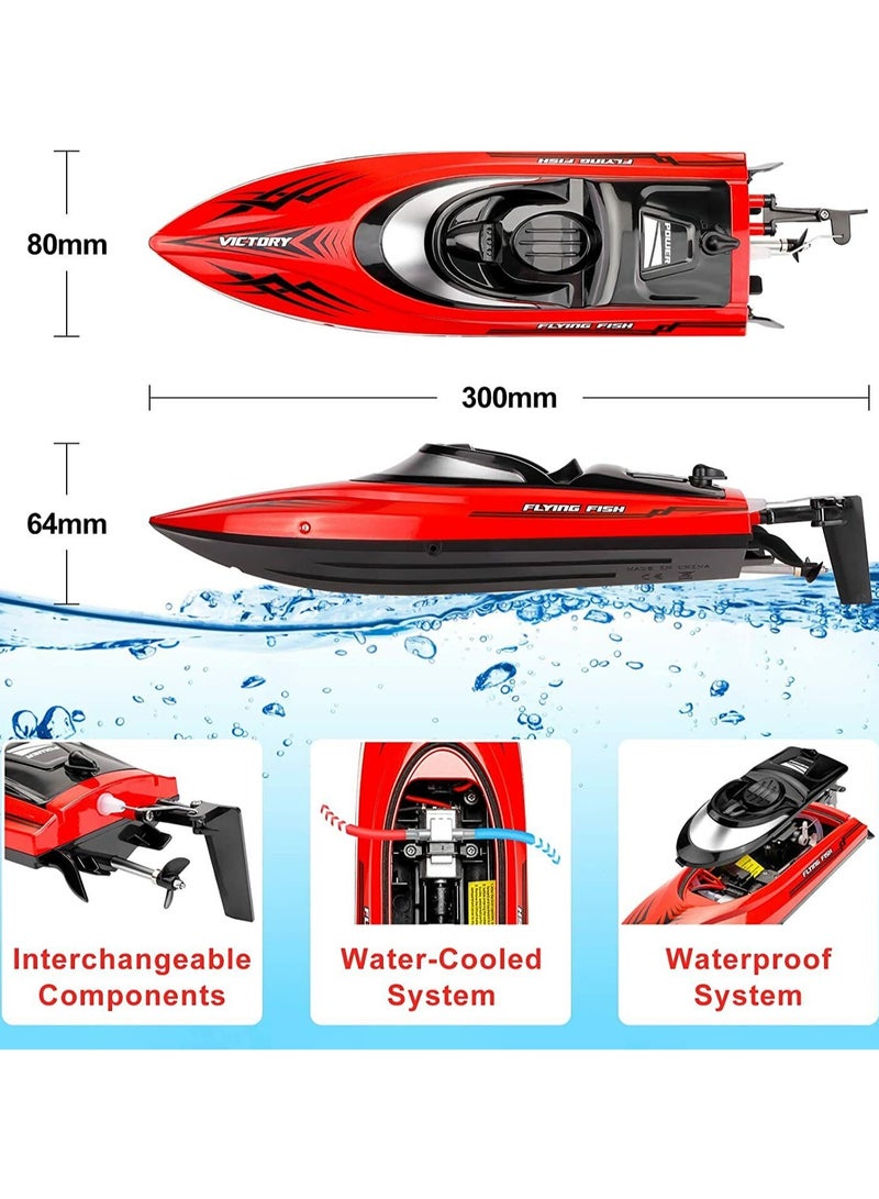 Hj811 Fast Speed RC Boat 20+MPH Electric Racing Boat Hobby RTR Adults Kids Outdoor Toy