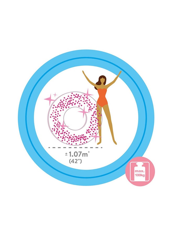 Glitter Swim Ring Float 107x27cm