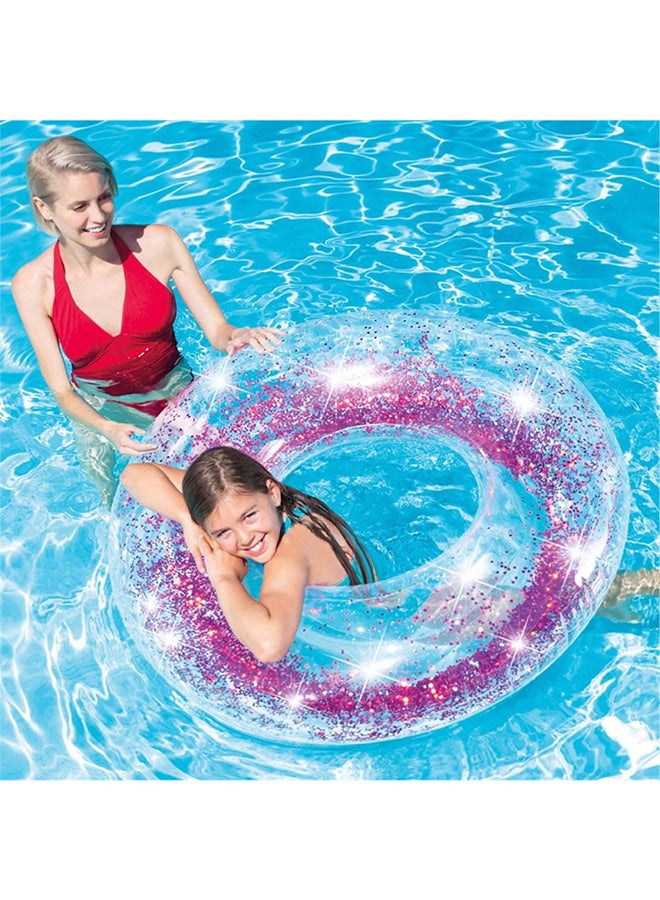 Glitter Swim Ring Float 107x27cm