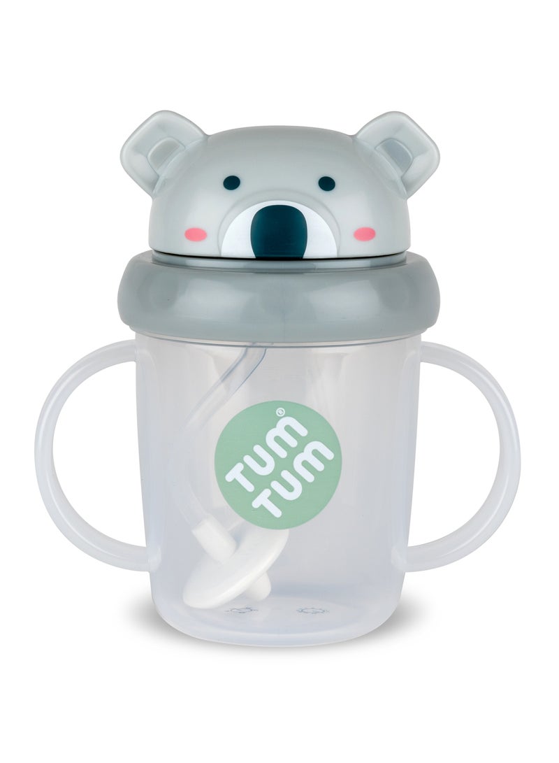 Tippy Up Cup With Weighted Straw (Series 3) - Koala