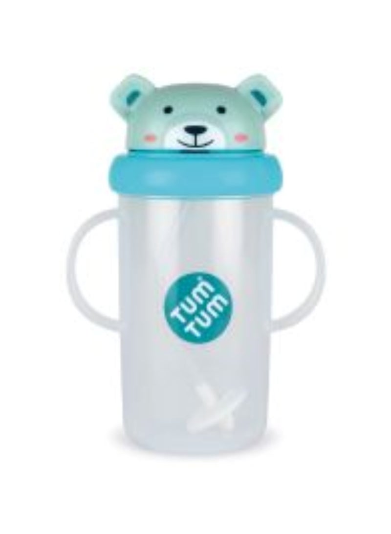 Large Tippy Up Cup With Weighted Straw (Series 3) - Teal