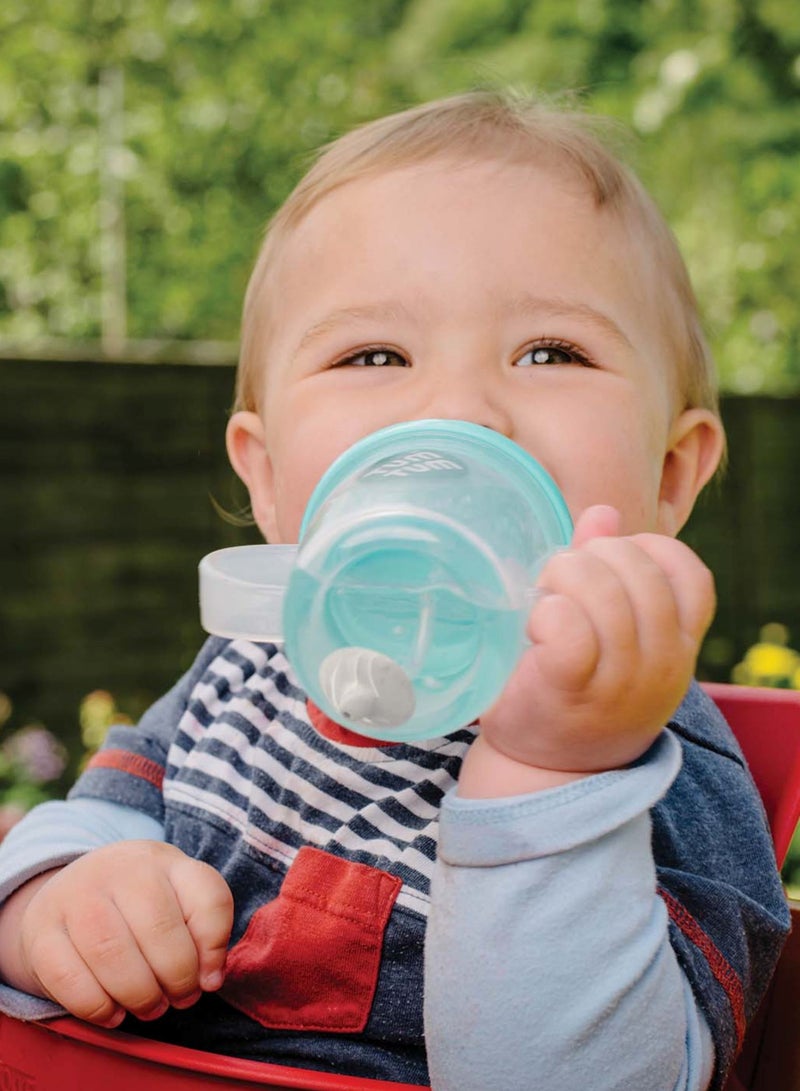 Large Tippy Up Cup With Weighted Straw (Series 3) - Teal