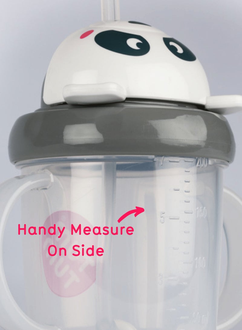 Tippy Up Cup With Weighted Straw (Series 3) - Panda