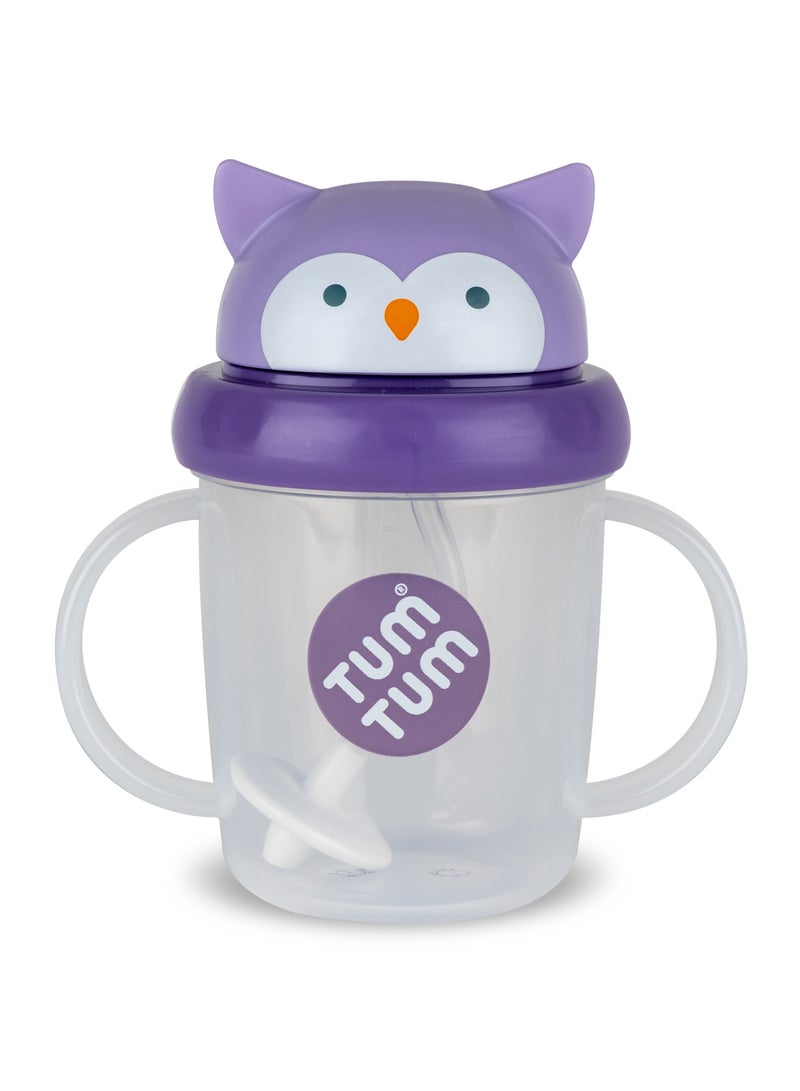 Tippy Up Cup With Weighted Straw (Series 3) - Penguin