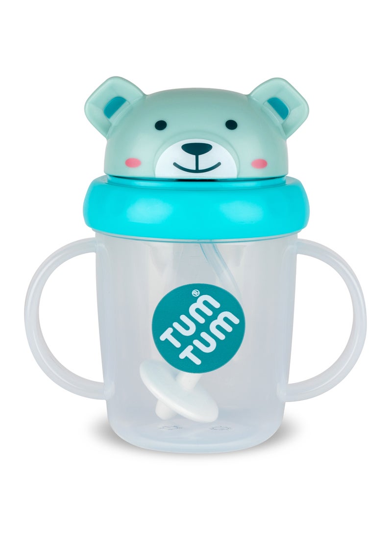 Tippy Up Cup With Weighted Straw (Series 3) - Teal