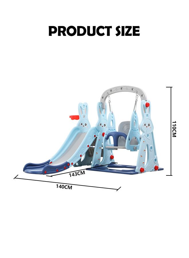 3 In 1 Children Slide And Swing Combination Baby Kids Indoor Multifunctional Play Set Toys