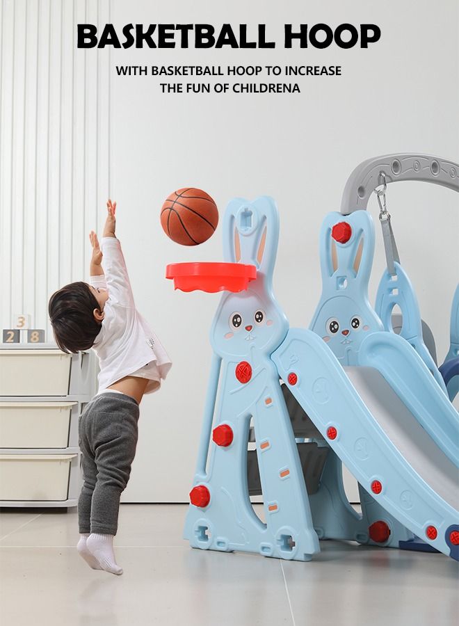 3 In 1 Children Slide And Swing Combination Baby Kids Indoor Multifunctional Play Set Toys
