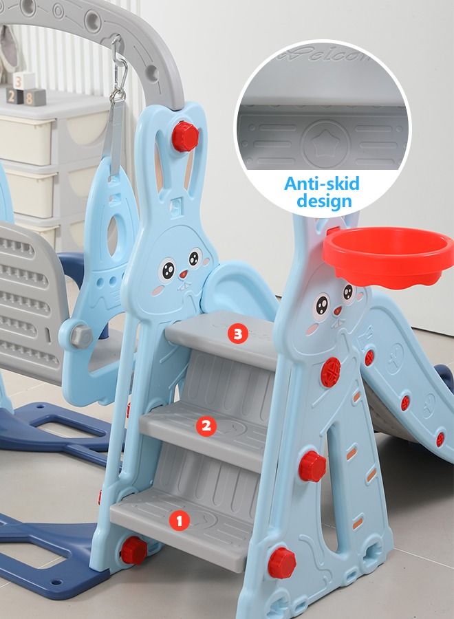 3 In 1 Children Slide And Swing Combination Baby Kids Indoor Multifunctional Play Set Toys