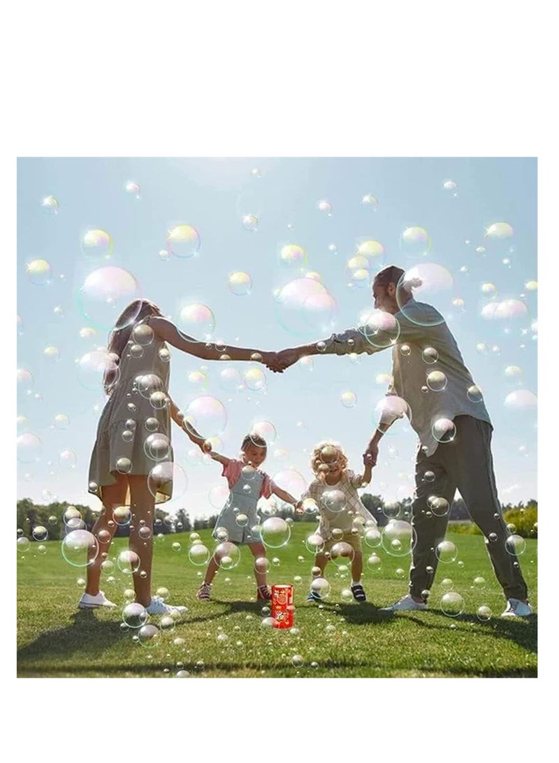 Automatic Bubble Machine for Kids a Portable Firework Bubble Machine with 90ml Bubble Liquid featuring Light & Music Bubble Blower Ideal for Outdoor Party Gift for Boys and Girls.